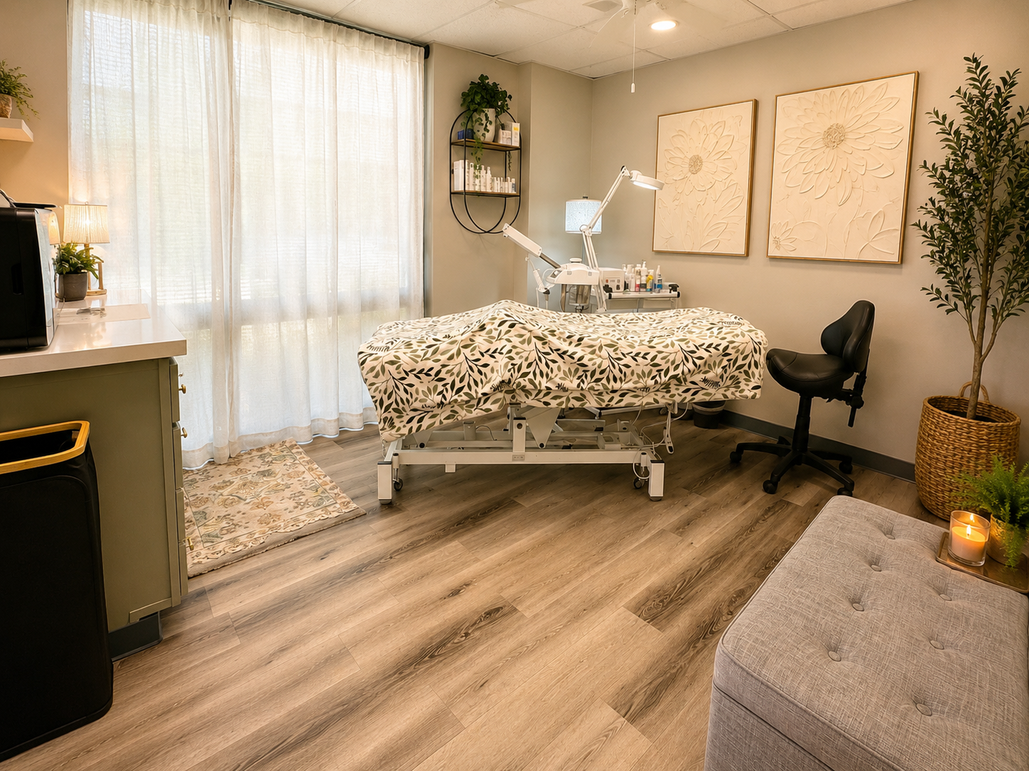 Treatment room at Cleanz Med Spa in Glendale AZ 